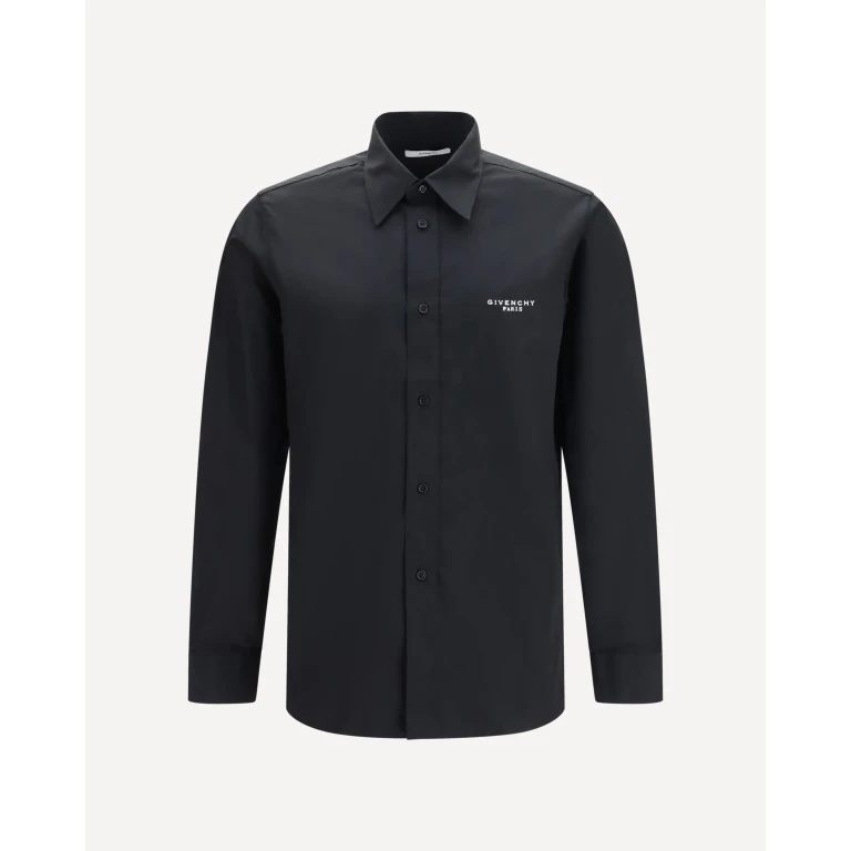 GIVENCHY Embroidered poplin Shirt Male 40