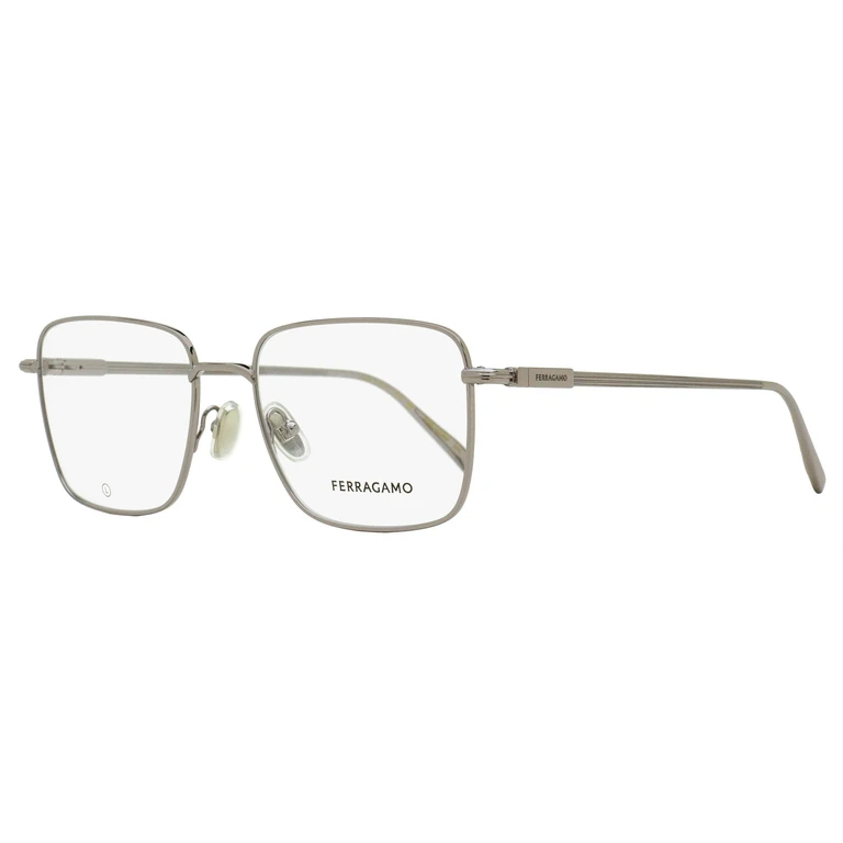 Rounded Rectangular Eyeglasses SF2231 021 Light Ruthenium 53mm