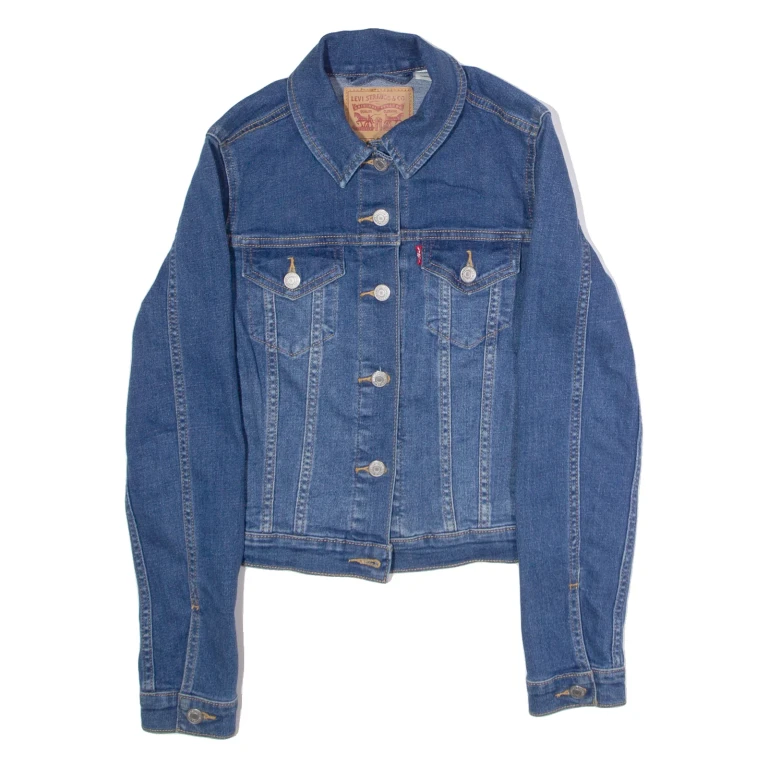 LEVI'S Womens Denim Jacket Blue XS