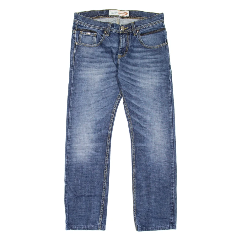 DRIVER Mens Jeans Blue Slim Straight Stone Wash W30 L28