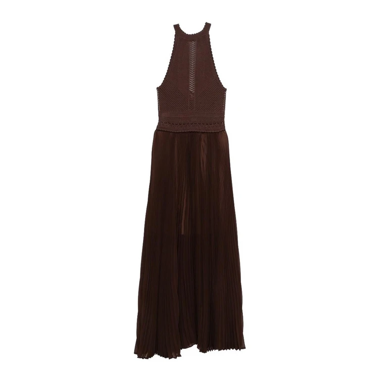 Robe Au Genou - Marron (261TT319112110)