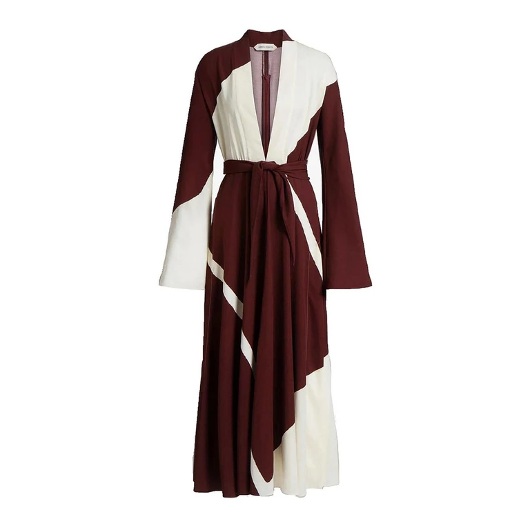 Alberta Ferretti Maxi Robe - Marron (47101511074)