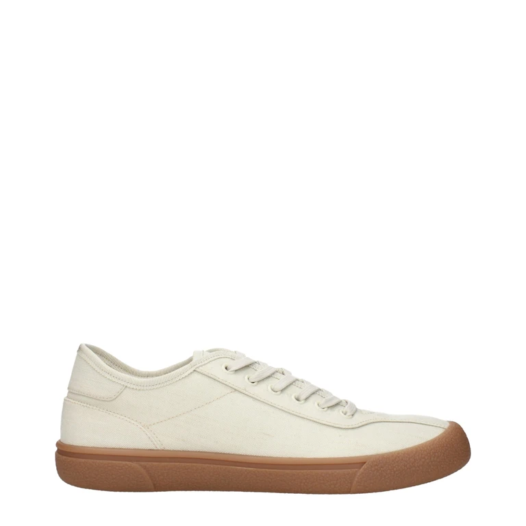 Beige Fabric Sneakers - Women