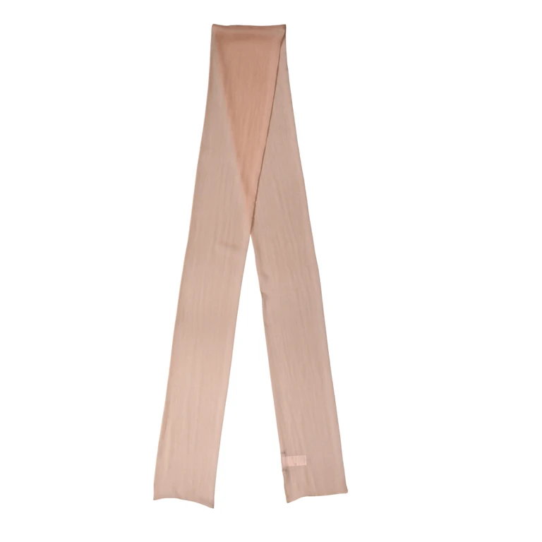 Dolce & Gabbana Light Pink Silk Sash Wrap Foulard 291cm X 19cm Scarf - Women