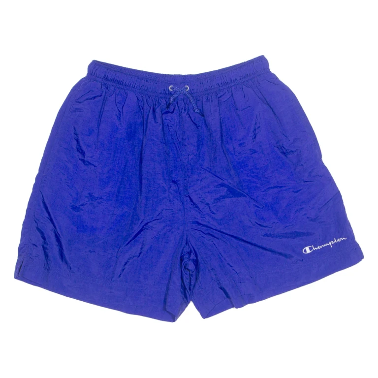 CHAMPION Womens Sports Shorts Blue Relaxed L W26