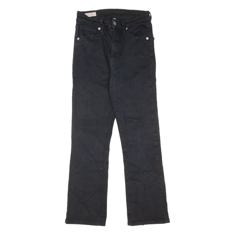 LEVI'S BIG E Womens Jeans Black Regular Bootcut W25 L26
