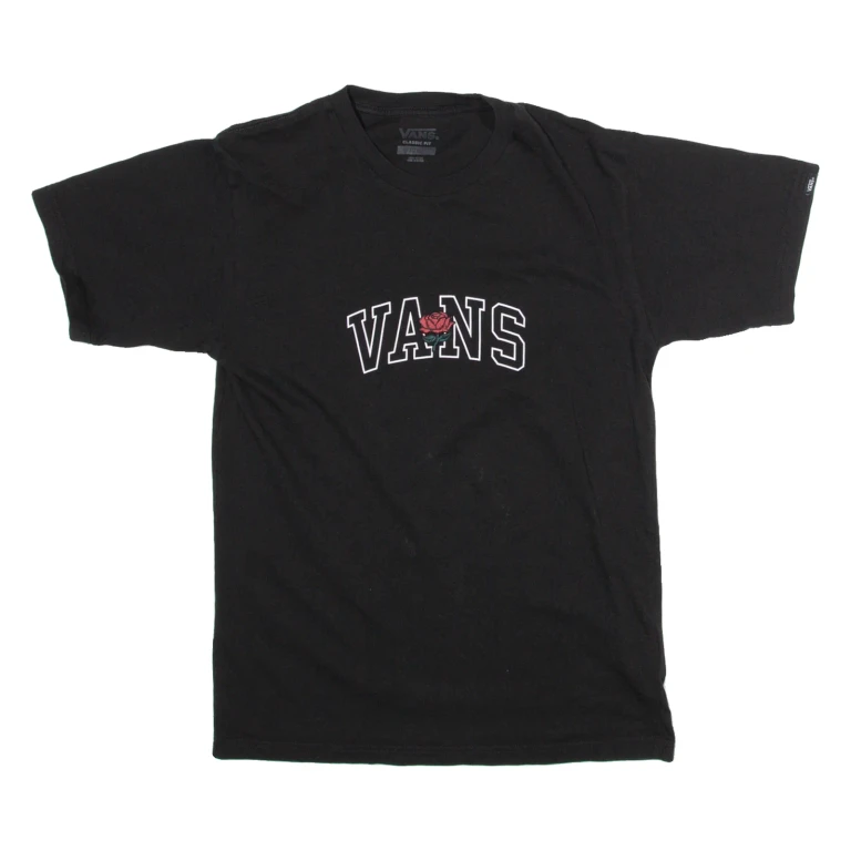 VANS Classic Fit Mens T-Shirt Black S