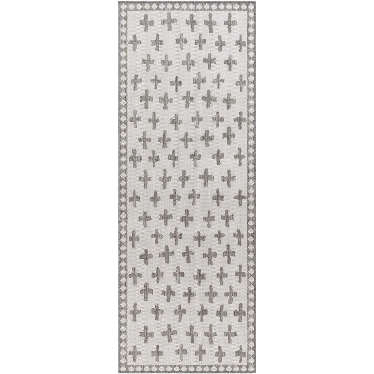 Kyna Gray Outdoor Area Rug - Clearance