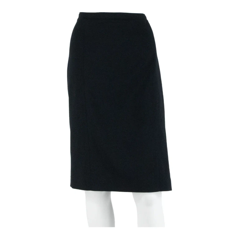 ARMANI COLLEZIONI Womens Pencil Skirt Black Knee Length L