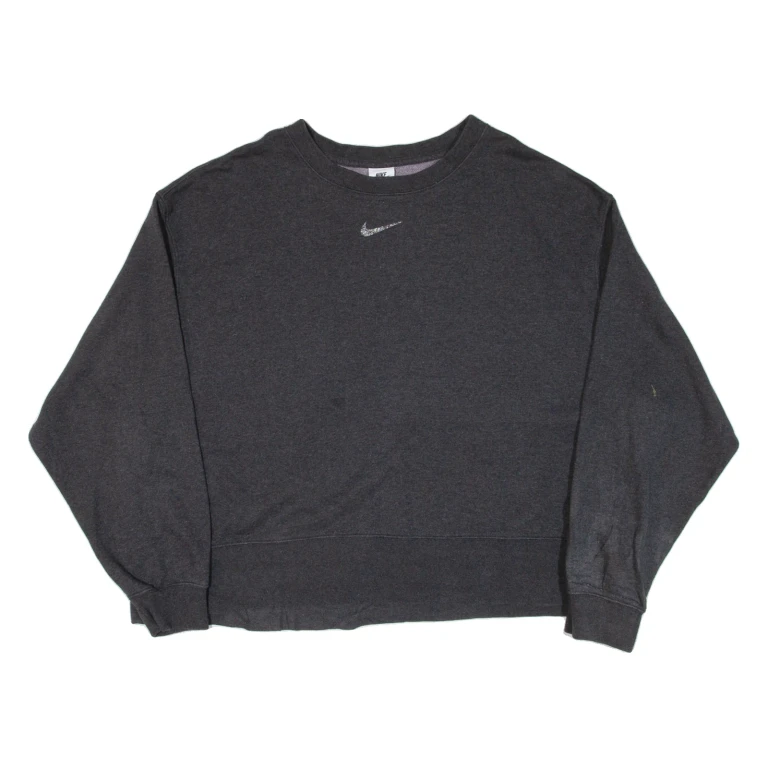 NIKE Womens Sweatshirt Grey XL