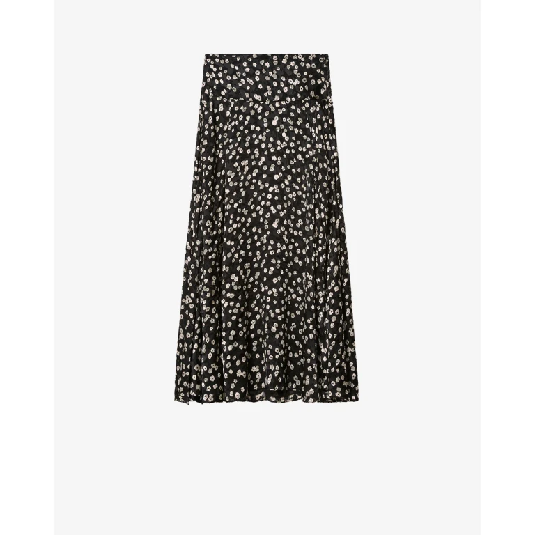 Jupe Hilza - Femme - Noir Et Écru - Taille34 - Isabel Marant