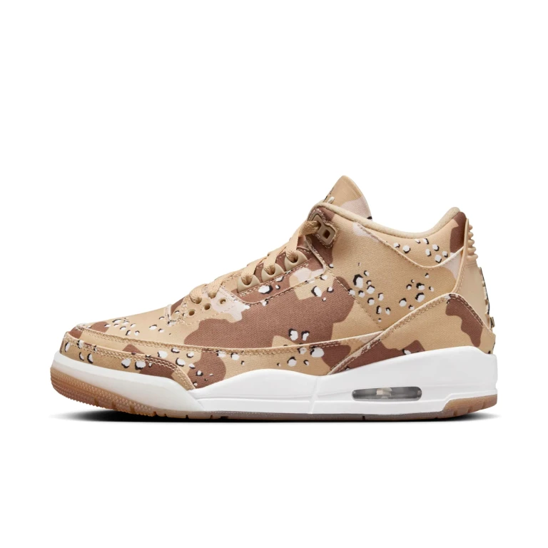 Women's Retro 3 Tex "Desert Camo" Sneakers