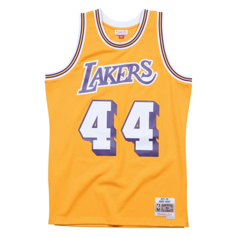 Men's NBA Swingman Jersey Los Angeles Lakers 71-72 Jerry West Jerseys