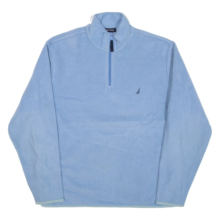 NAUTICA Mens Fleece Jacket Blue M