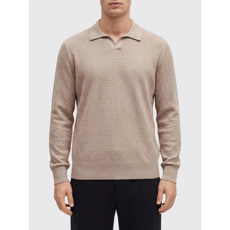 Polo Shirt Men color Beige (50555201255)