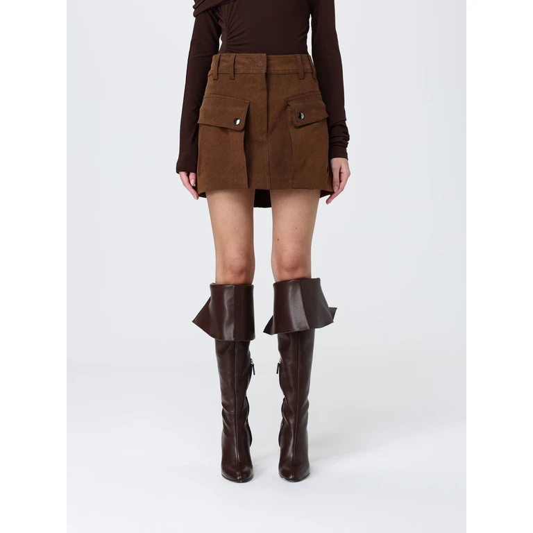 Skirt Woman color Brown (T180323A418)
