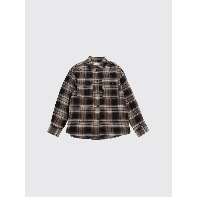 MSGM KIDS Shirt Kids color Brown (F5MSJGSI133140)