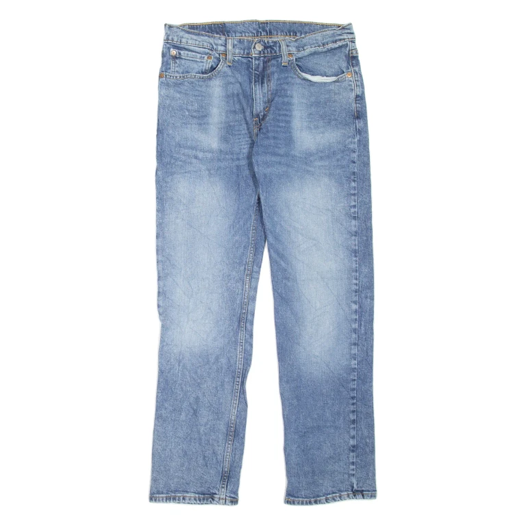 LEVI'S 514 Jeans Mens Blue Slim Straight Stone Wash W31 L30
