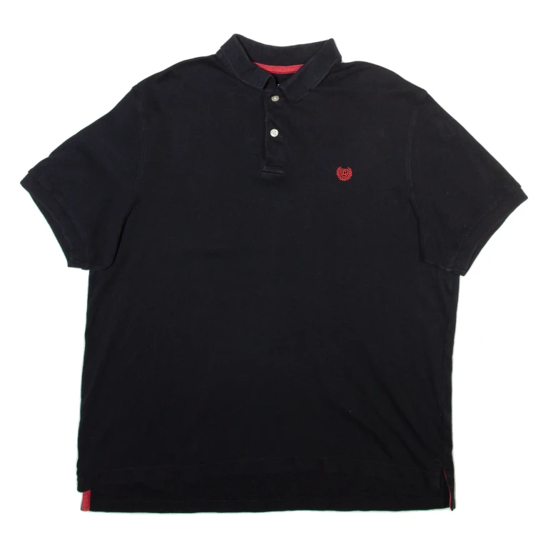 CHAPS Mens Polo Shirt Black L