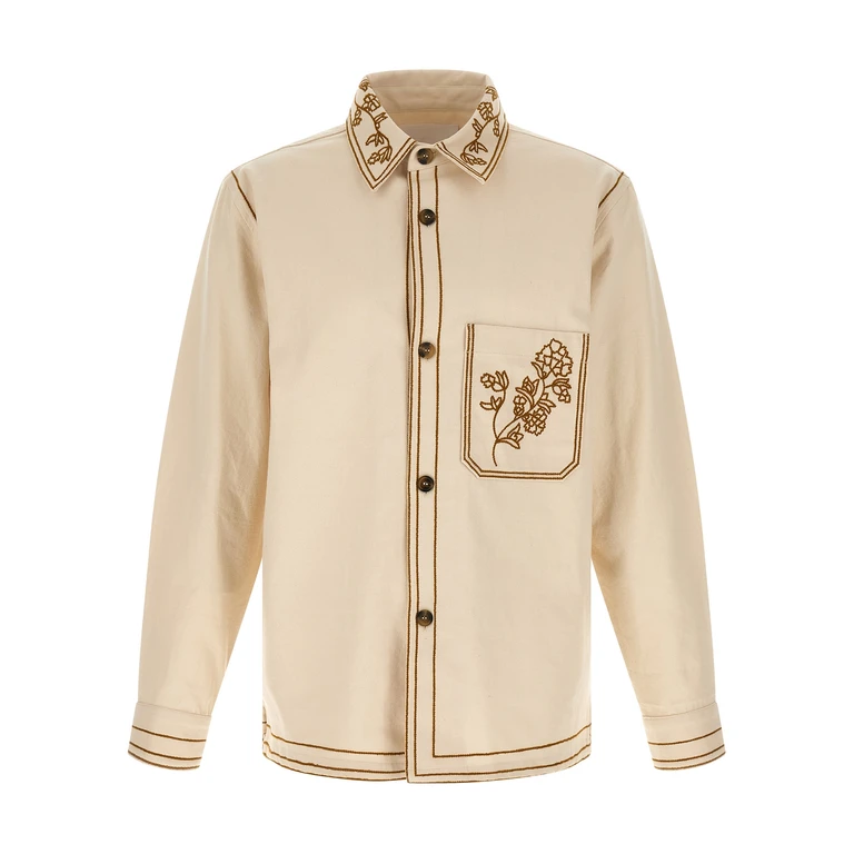 Marant Beige Denim Shirt - Men