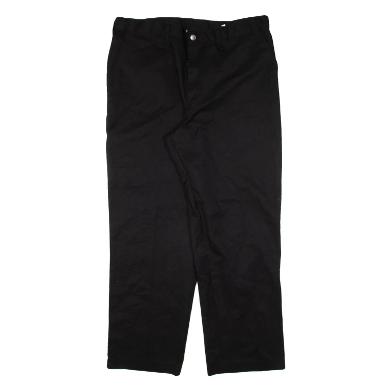 DICKIES Mens Trousers Black Relaxed Straight W38 L30