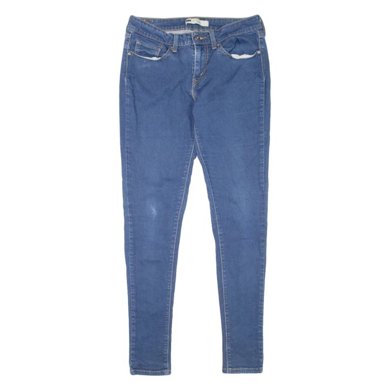 LEVI'S 535 Legging Womens Jeans Blue Slim Skinny W30 L32