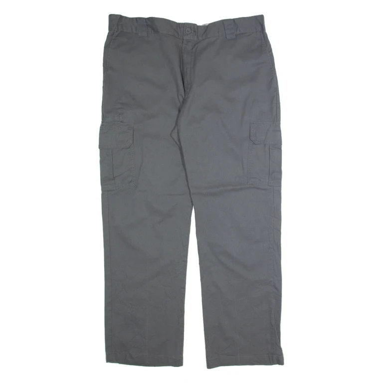 DICKIES Cargo Mens Trousers Grey Regular Straight W38 L31