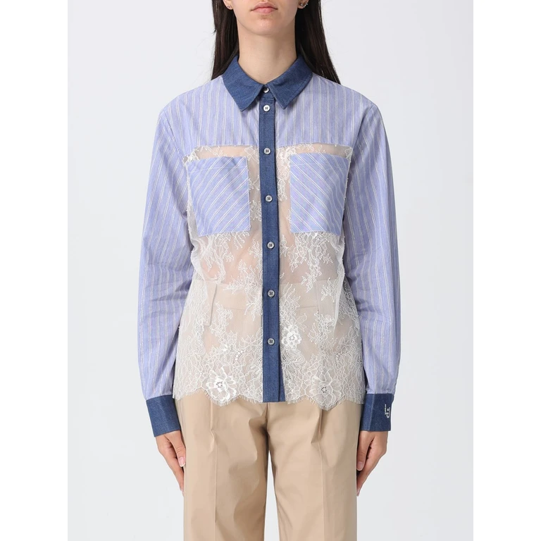LIU JO Shirt Woman color Denim (UA6287D033679039)