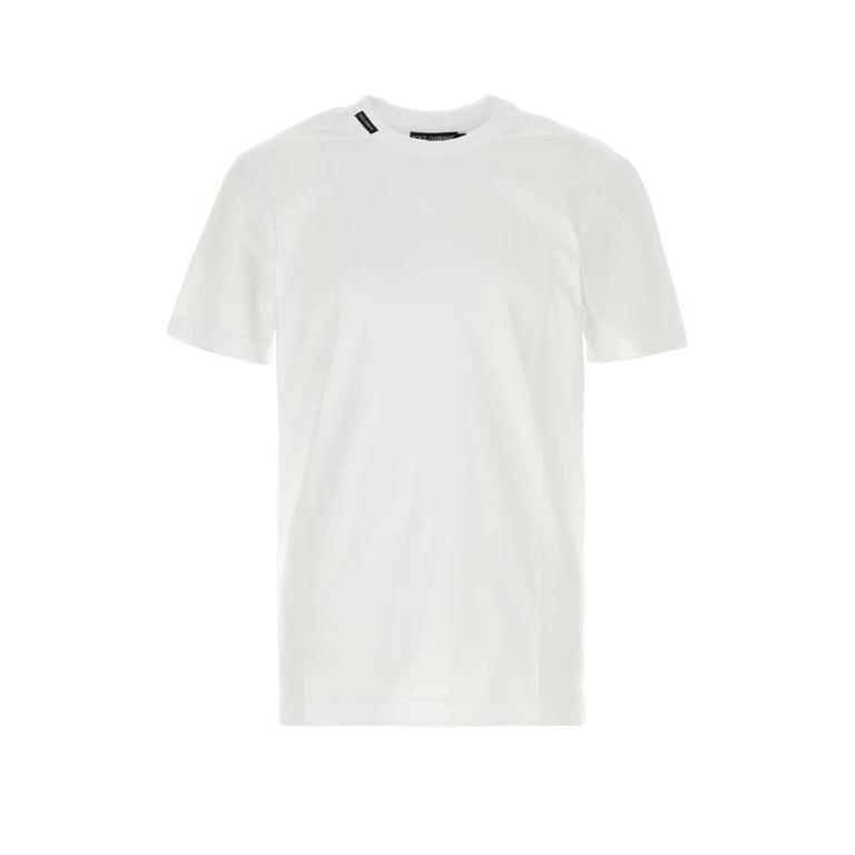 White Cotton T-Shirt Biancoottico Exterior: Maglieria - Men