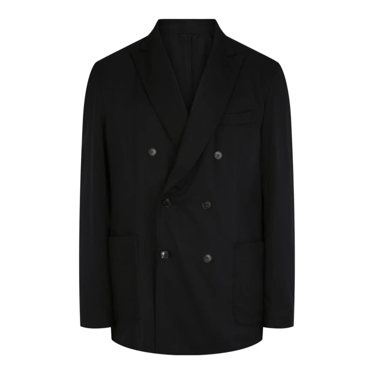 Deconstructed Double-Breasted Blazer