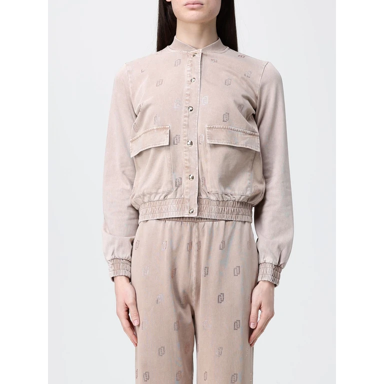 LIU JO Jacket Woman color Beige (TA6028JS008L9030)