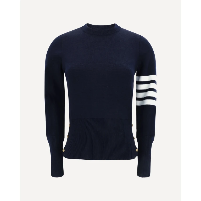 THOM BROWNE Sweater Men color Mouse Grey (MKA002AY1014058)