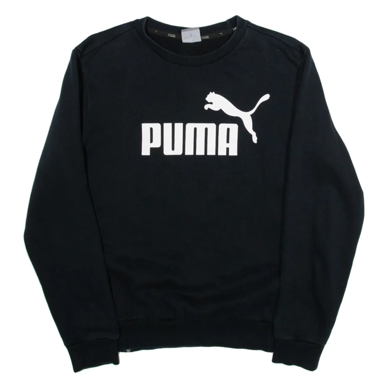PUMA Mens Sweatshirt Black S