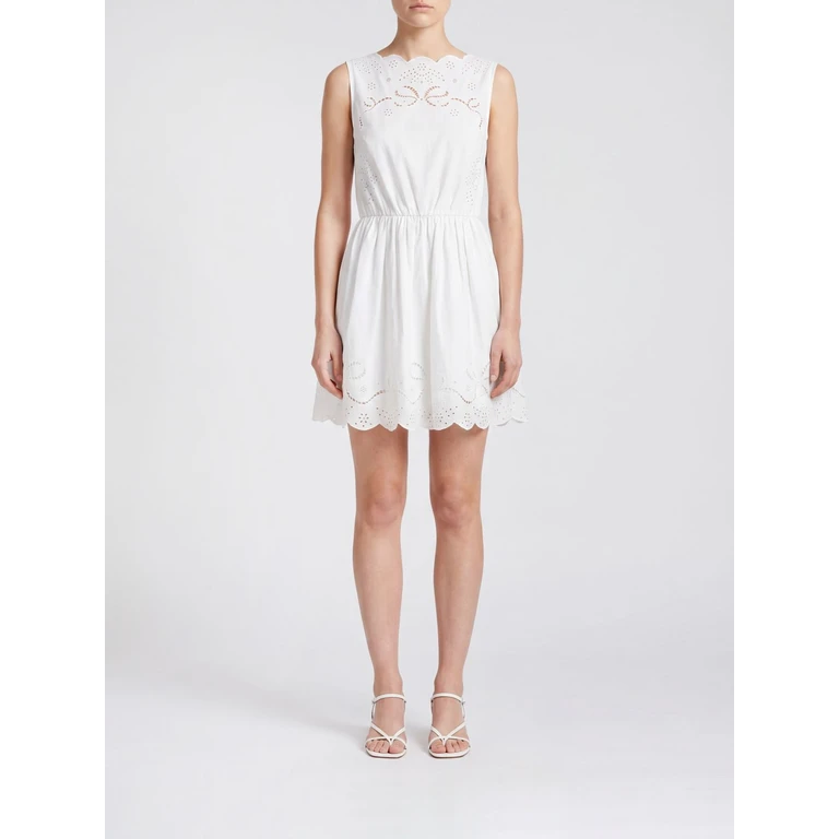Dress Woman color White (AC26034SWWHITE)