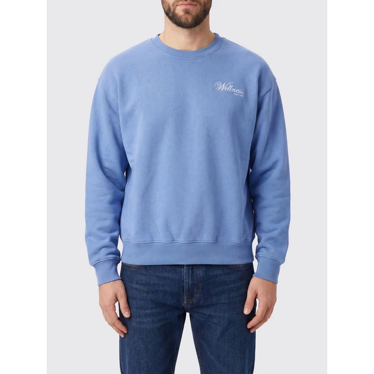 Relaxed Fit Slogan Print Cotton Jumper (ST09876083BL43PERWINWHI)