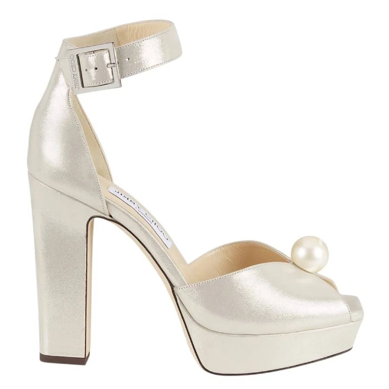 Socorie 120 Shimmer Platform Sandals