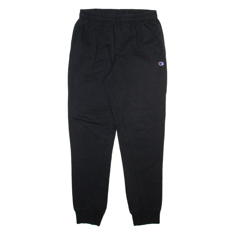 CHAMPION Mens Joggers Black Tapered L W30 L31