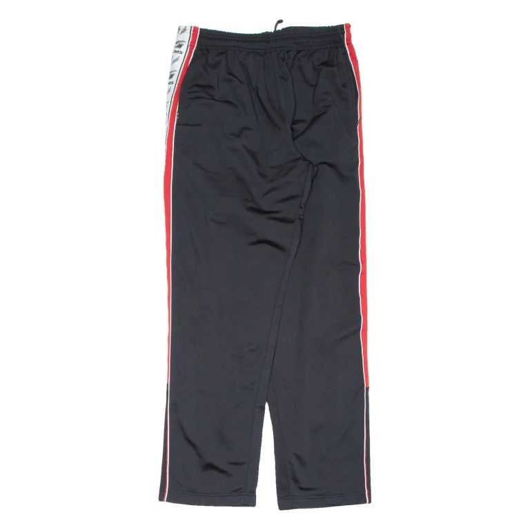 Mens Track Pants Black Straight XL W30 L32