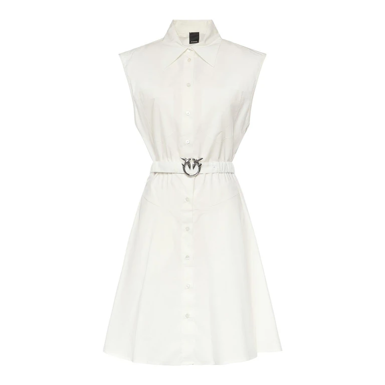 Pinko Robe Au Genou - Blanc (103111A2LDZ05)