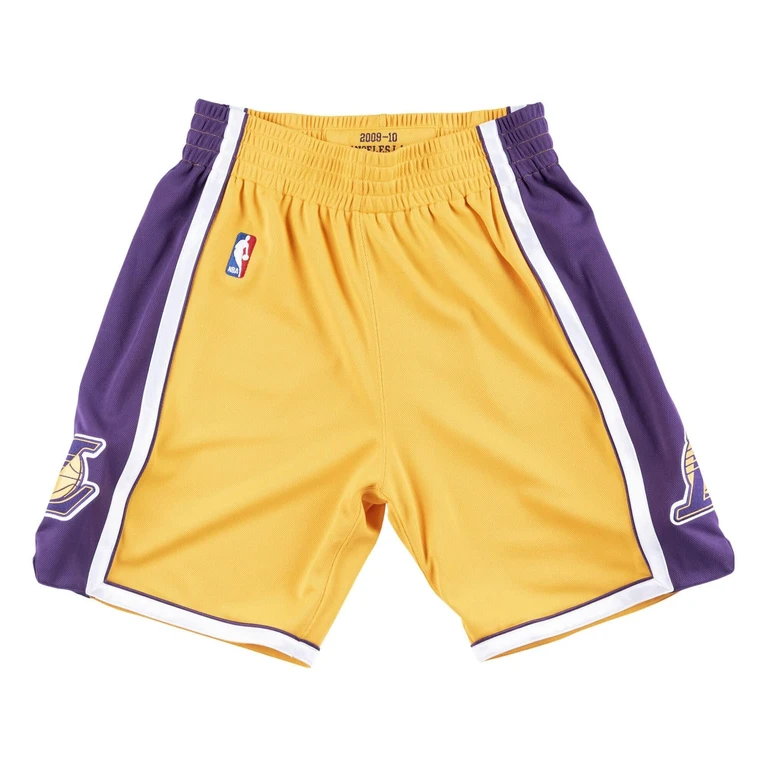 Men's NBA Authentic Shorts Los Angeles Lakers Home 2009-10