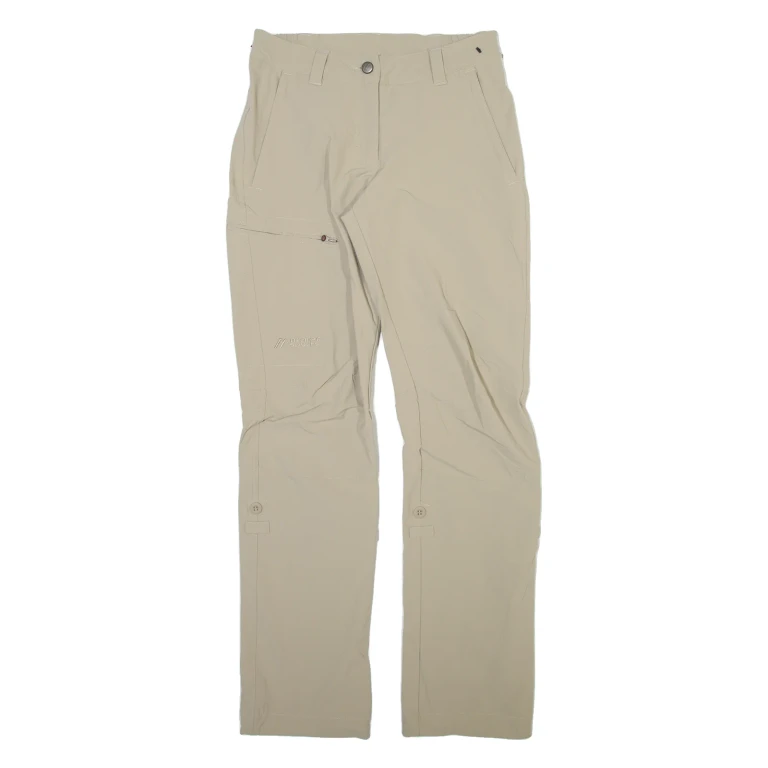 MAIER SPORTS Womens Trousers Beige Regular Straight W26 L30