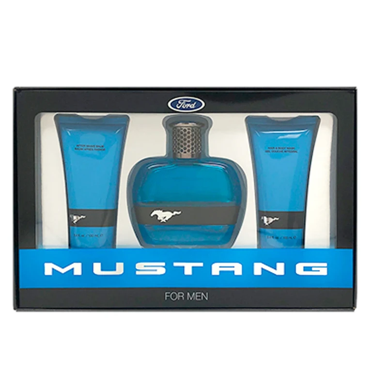 Blue 3 Pc Set 3.4 Oz EDT / 3.4 Oz Hair and Body Wash / 3.4 Oz After Shave Balm