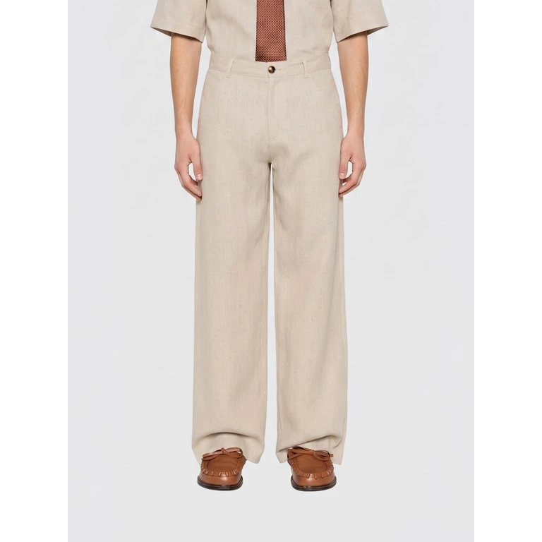 Pants Men color Beige (MSS26ARNOBEIGECONCRETELINEN)