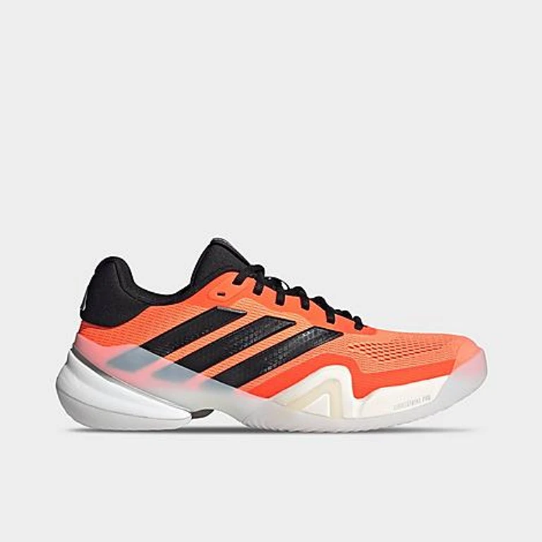 adidas Men's Barricade 14 Tennis Shoes in Lucid Orange/Core Black/Pure Orange Size: 8.5