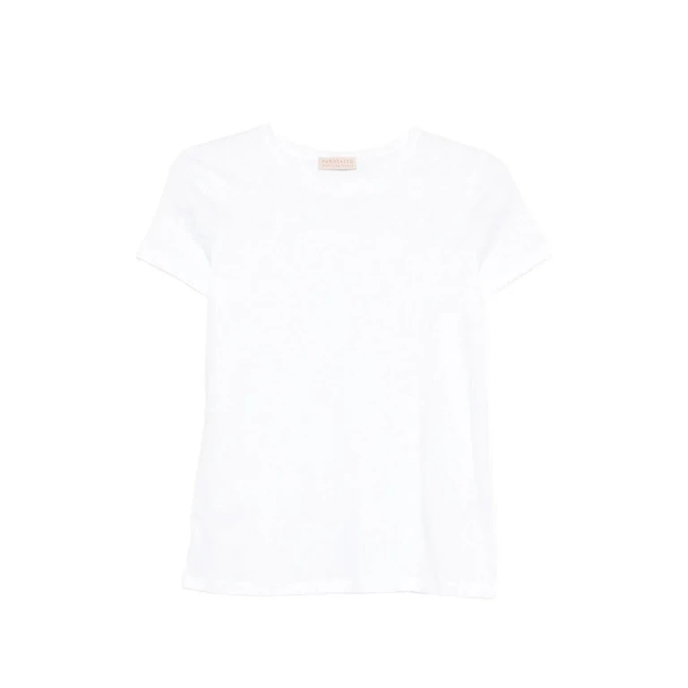 Round-Neck Short Sleeve Blouse