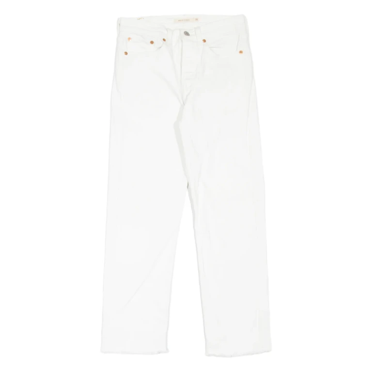LEVI'S Wedgie BIG E Womens Jeans White Regular Skinny W26 L26