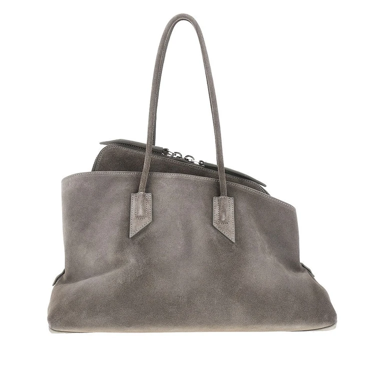 Suede leather medium 'La Passeggiata' bag Woman One Size
