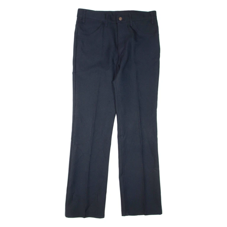 LEVI'S Womens Trousers Blue Regular Bootcut W34 L32