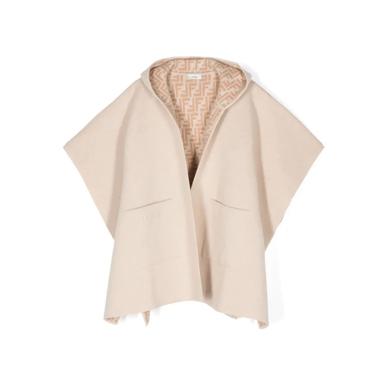 FENDI KIDS "Ff Reversibile" Cape