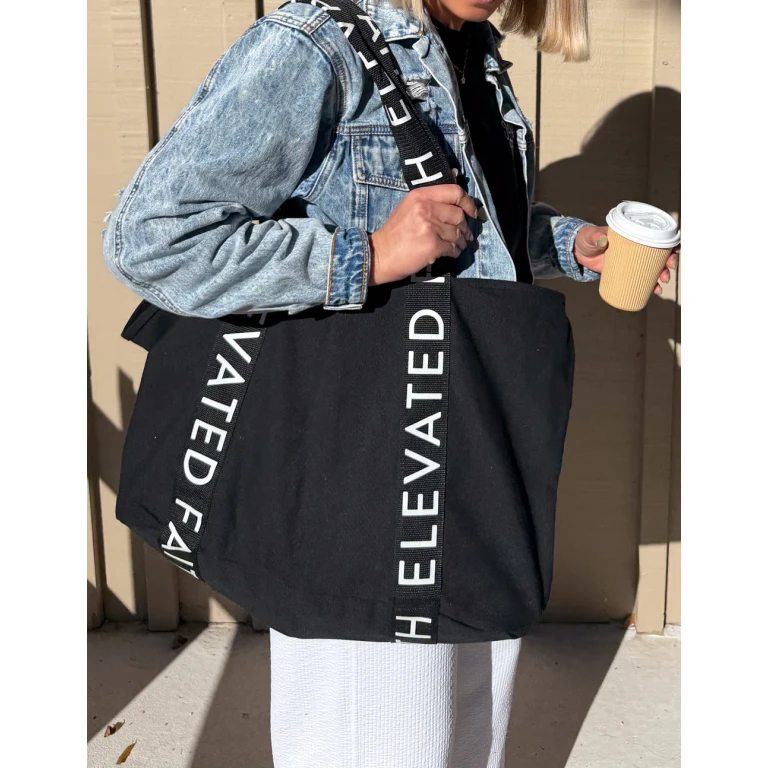 The Large Everyday Black Tote